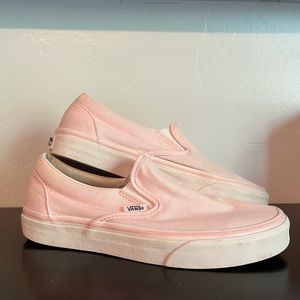Light Pink Slip-On Vans